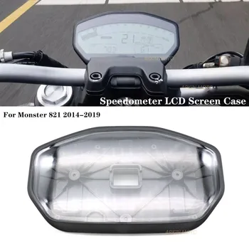  Pentru Ducati Monster 821-2019 Motocicle Plastic ABS Instrument Caz Acoperire Motocicleta Ecran LCD Vitezometru, Tahometru Shell
