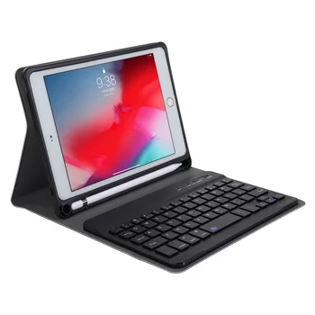  Pentru Noul iPad mini 5 Slim Smart Folio Stand Piele PU Caz Acoperire Cu Apple Creion+Detasabila Bluetooth Wireless Keyboard