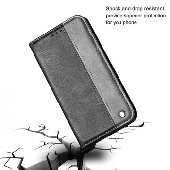  Piele Flip-Caz Pentru iPhone 14 13 11 12 Pro Mini SE 2020 2022 6 8 7 Plus 6S XR X XS Max Coperta de Carte Retro Portofel Magnetic Caz