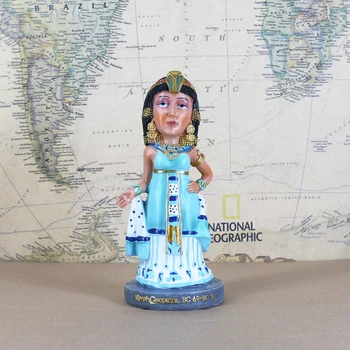  Popular în Egiptul Antic, Cleopatra BC70-BC30 Oameni cu renume Mondial, Retro Statuie Figura Model de Jucărie Cadou