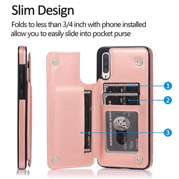  PU Piele Flip Portofel Geanta Caz Voor Samsung Galaxy S20 S21 Fe Plus Nota 20, Ultra Acoperă cu Carte de Buzunar
