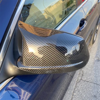  Retrovizoare Laterale aripa oglinda, capac din Fibra de Carbon Model Negru Înlocuitor pentru BMW Seria 5 F10 F11, F18 2010-2013 Accesorii