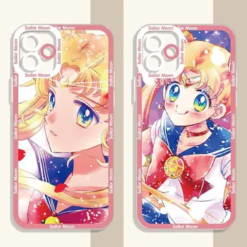  Sailor Moon Silicon de Caz pentru Samsung Galaxy S23 S22 Ultra S21 FE S20 S10 Plus Nota 20 10 A32 A52S A52 A72 A13 A53 A73 Acoperi