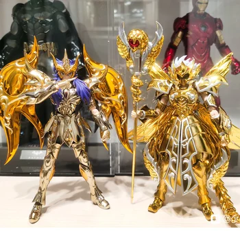  Saint Seiya Mit Pânză Sufletul de Dumnezeu EX Milo Scorpion & ofiuco / Ophiuchus Cavalerii Zodiacului Cifre Metal Armor Jucarii Model