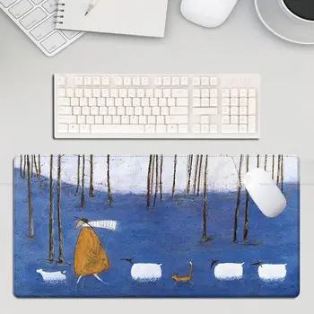  Sam Toft Arta Abstractă Peisaj Iubesc Câinii Mari Desktop Birou Mat Kawaii Gaming Accesorii Elevii Scris Pad Deskpad
