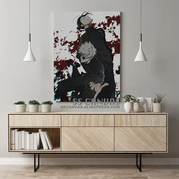  Satoru Gojo Suguru Geto Jujutsu Kaisen Anime Panza Pictura Decor De Perete De Arta Poze Casa De Decorare Camera De Zi Printuri Poster