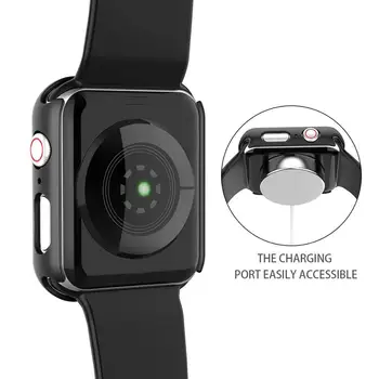  Se acoperă Pentru Apple Watch caz 44mm 40mm iWatch 42mm 38mm bara de protectie din Sticla Temperata 44 42 38 42 mm pentru apple watch seria 4 3 5 6 SE