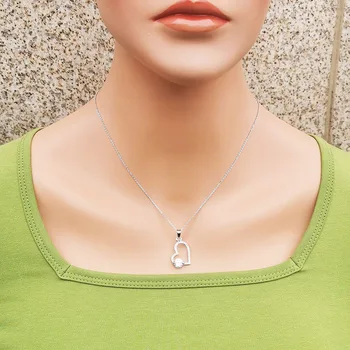  SINLEERY Moda Argint Culoare Cristal Bijuterii din Oțel Inoxidabil Colier Pentru Femei Inima Pandantive și coliere Lanțuri XL201 SSK