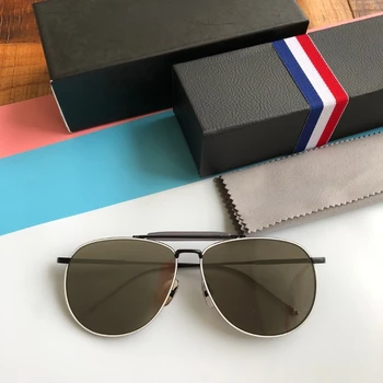  TB THOM Bărbați ochelari de Soare Clasic de Brand de Moda Designer de Aviație Ochelari de Soare Masculin Feminin Retro în aer liber Conducere Oculos De Sol