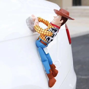  Toy Story Fierbinte Sheriff Woody, Buzz Lightyear Masina Păpuși, Jucării de Pluș în Afara Stea Jucărie Drăguț, Accesorii Auto Masina Decor 20/35/40CM