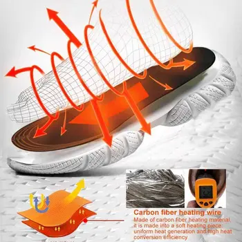  USB Încălzit Tălpi de Pantofi Picior Electrice de Încălzire Pad Picioarele Calde Ciorap Pad Mat de Iarnă Sport în aer liber, Încălzire Branț de Cald Iarna