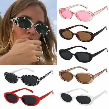  Vintage Mic Cadru Ochelari de Soare UV400 Ochelari de Soare pentru Femei ochelari de Soare Ovala Moda Nuante