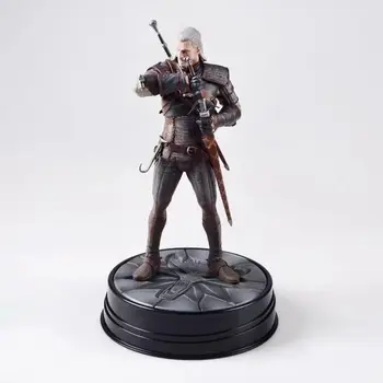  Witcher-ed 3 Wild Hunt Geralt Lup figurina PVC Model de Colectare de Jucării Cadou Papusa 24CM