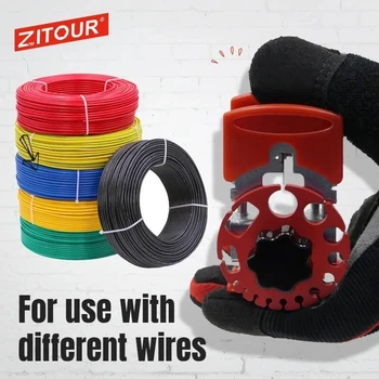  Zezzo® Universal Portabil Rapid Stripteuză Fir Electric Demolisher Portabil Stripteuză Multi-Instrument De Instrumente De Sertizare Cablu Cutter