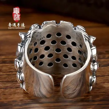  Zhaocai Yuxi inel barbati trendsetter hand-made retro Tianlu inel singură personalitate minoritate design