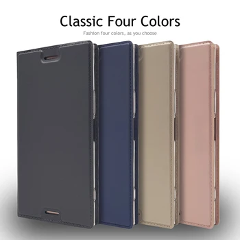  ZROTEVE Cover Pentru Sony Xperia XZ Caz Premium Flip Wallet Coque XZ XZ1 Caz Flip Piele PU de Acoperire Pentru Sony XZ1 Compact Cazuri