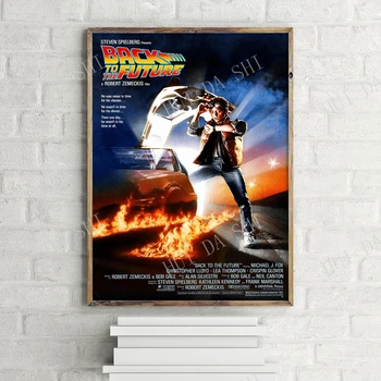 Înapoi În Viitor Design Original Poster De Film, Wall Art Print