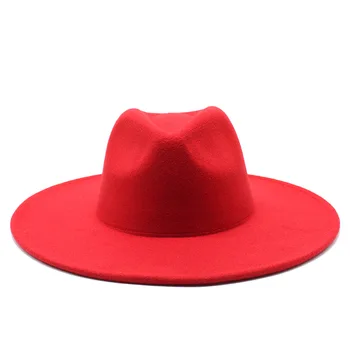 licitaţie Etapa entuziasm  2021 Noi Lână Simțit Jazz Fedora Pălărie Femei Unisex Margine Largă Panama  Petrecere Trilby Cowboy Capac Bărbați Domn Nunta Pălărie cumpara online <  Pălării pentru bărbați | Taxizalau.ro