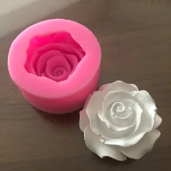  2022 Floare Trandafir Forma Silicon pentru Fondant Săpun 3D Tort Mucegai Prajitura cu Jeleu Bomboane de Ciocolată Decorare Instrument de Copt Matrite
