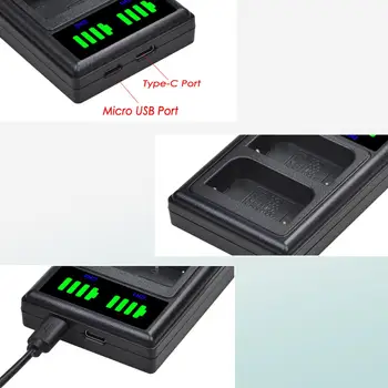  Batmax 2600mAh NP-F550 NP-F570 Baterie+LED Dual USB Încărcător pentru Sony 6K Pro CCD-SC55 CCD-TRV81 MVC-FD81 pentru Video cu LED-uri Lumina