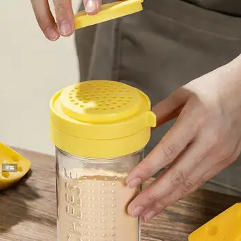  Sticlă Brânză Agitator Transparent Ras Condimente Dozator De Praf-Dovada De Umiditate-Dovada Bucătărie Recipient Cu Capac Pentru Condimente