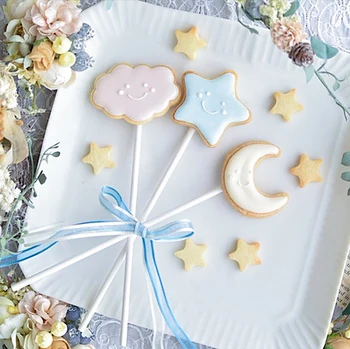  Tăietori Cookie Zahăr Biscuit Mucegai Fondant Cutter Star Luna Copilul Pânză forma Mucegai DIY Patiserie Decorare Tort de Copt Instrumente de Gătit